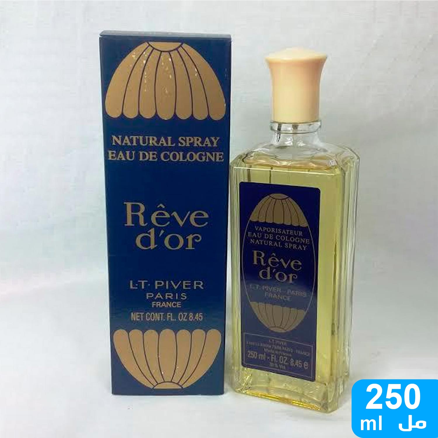 Reve D'or Natural Sapray | Eau De Cologne 250ml | by L.T Piver Paris Best Seller